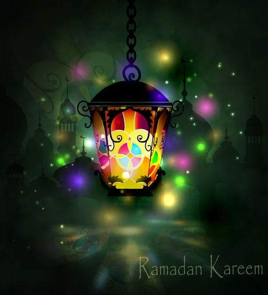 Ramadan kareem, Grußhintergrund — Stockvektor