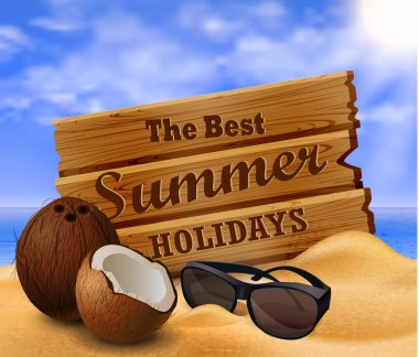 tropikal vektör arka plan