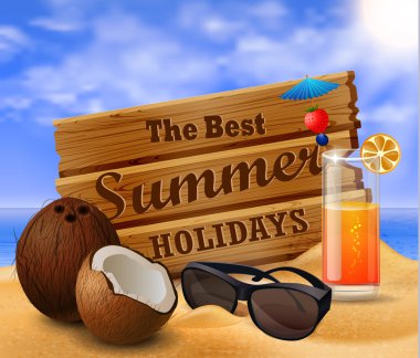 tropikal vektör arka plan