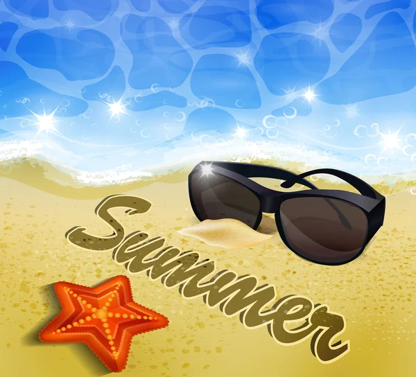 Güzel plaj manzarası