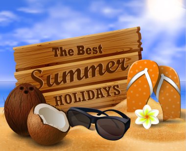 tropikal vektör arka plan