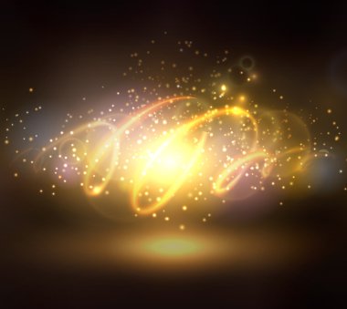 Arka plan ile kıvılcım