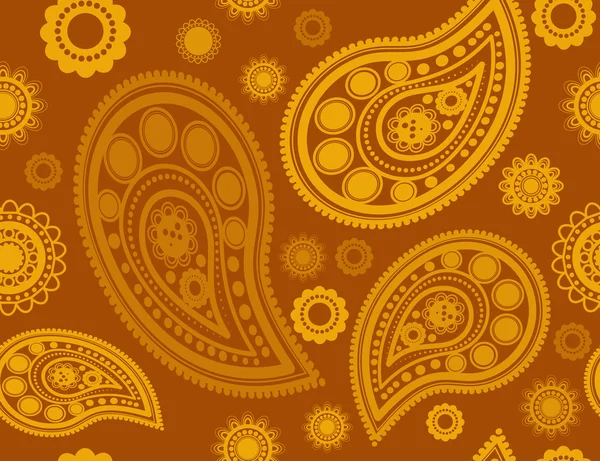 Seamless pattern in gold and yellow — Stock Vector