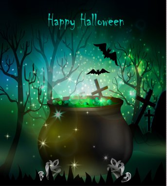 Halloween cadı kazanı