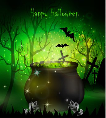 Halloween cadı kazanı