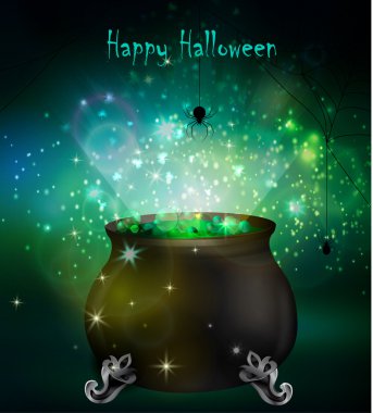 Halloween cadı kazanı