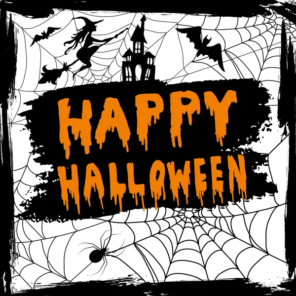 Glædelig halloween hanwritten – Stock-vektor