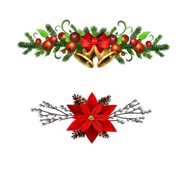 Noel Holly süsleme vektörünü brunch 'lıyor