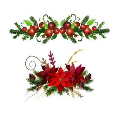 Noel Holly süsleme vektörünü brunch 'lıyor