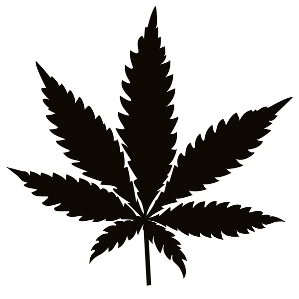 Cannabis - Stok Vektor