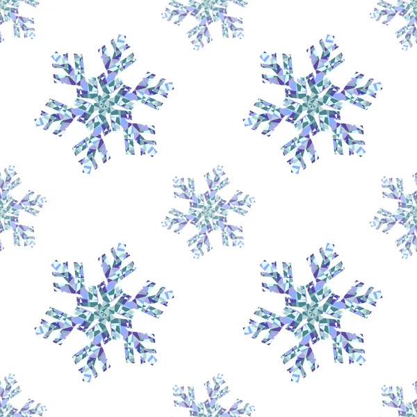 Modèle de flocons de neige — Image vectorielle