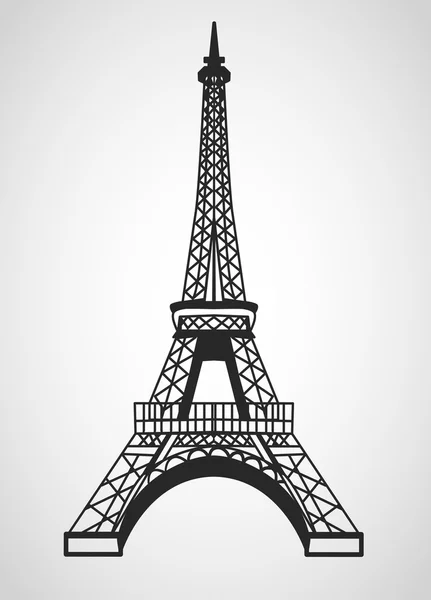 Tour eiffel — Image vectorielle