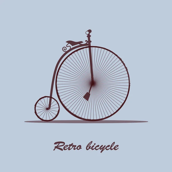 Bicicleta vintage — Vetor de Stock