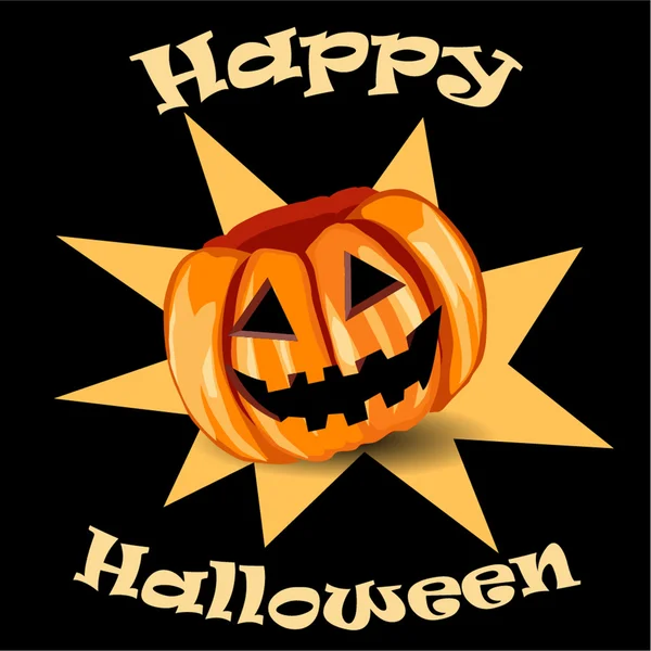 Background with The Jack Olantern — Stock Photo, Image