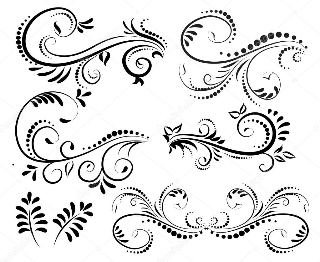 Swirl elements for design