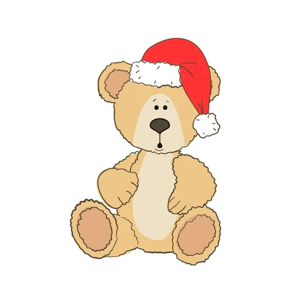 圣诞玩具熊 — 图库矢量图片