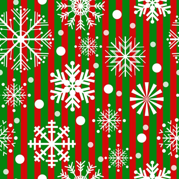 Seamless pattern with snowflakes — Stock Vector