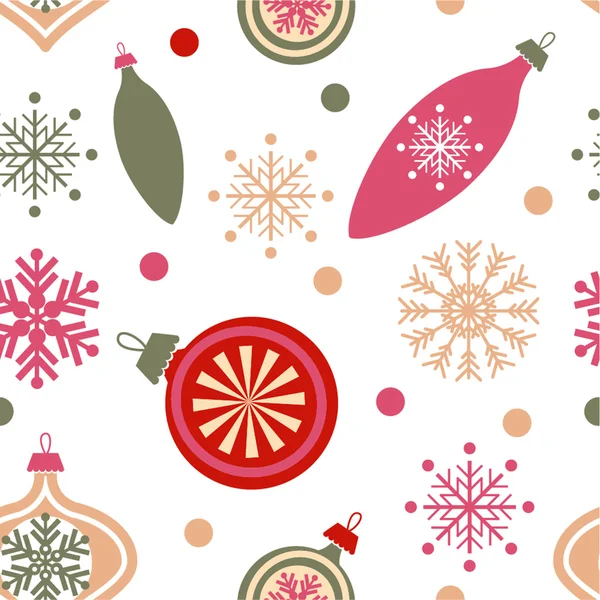 Kerst decoratie op wit — Stockvector