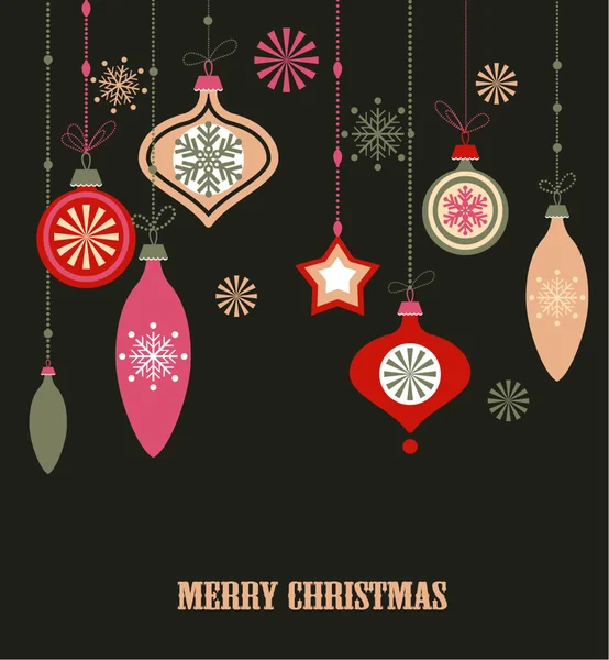 Kara günü Noel süsleri