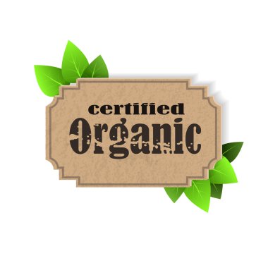 Eco dostu etiketi organik