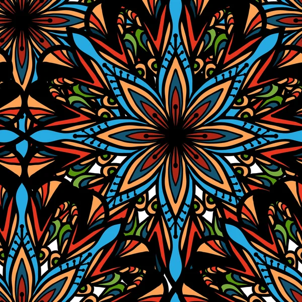 Motif floral sans couture — Image vectorielle