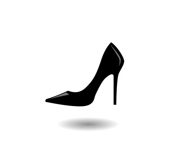 Woman shoes vector icon — Stock Vector