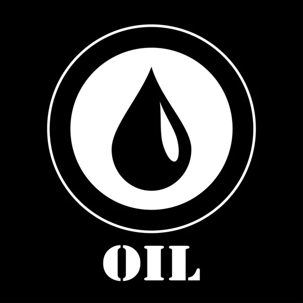 Vektör simge petrol — Stok Vektör