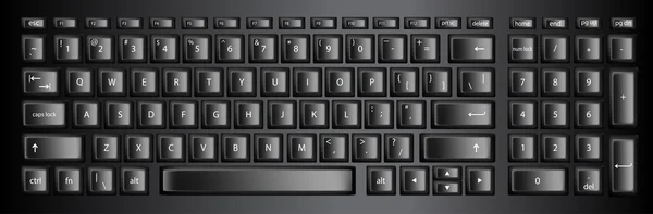 Teclado portátil Vector — Vector de stock