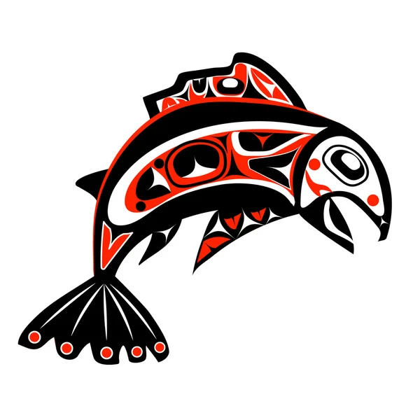 Native salmon Vector — Stock Illustration Native salmon Vector Vector Graphics