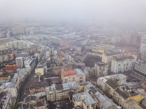 Вид Повітря Центральну Площу Києва Площа Незалежності — стокове фото