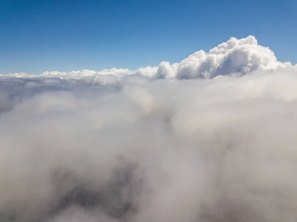 Volando Las Nubes Vista Aérea Alta — Foto de Stock