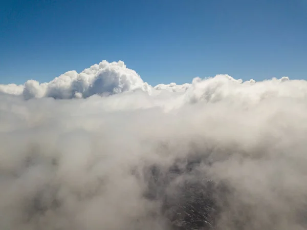 Volando Las Nubes Vista Aérea Alta — Foto de Stock