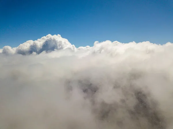 Volando Las Nubes Vista Aérea Alta — Foto de Stock