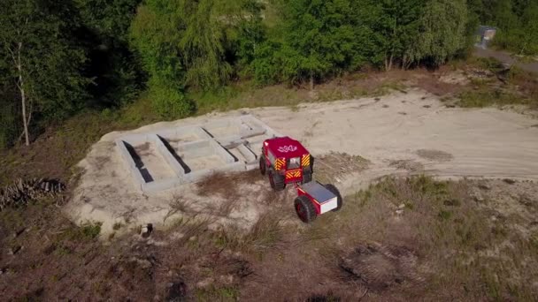 Sherp Διάσωσης Είναι Ένα Ουκρανικό Παντός Εδάφους Αμφίβια Οχήματα Για — Αρχείο Βίντεο