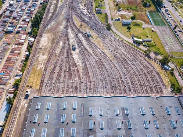 Metrodepån Kiev Flygdrönare — Stockfoto