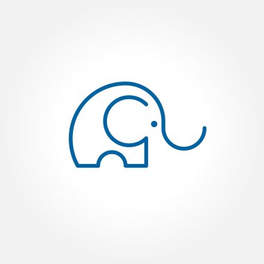 Çizgi fil kutsal kişilerin resmi