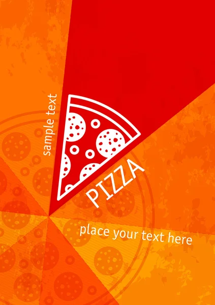 Pizza background design — Stock Illustration Pizza background design Stock Illustration