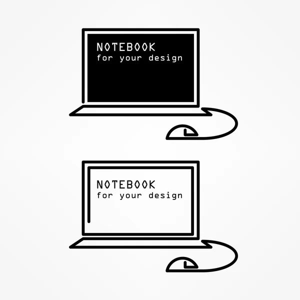 Bilgisayar Icon set — Stok Vektör