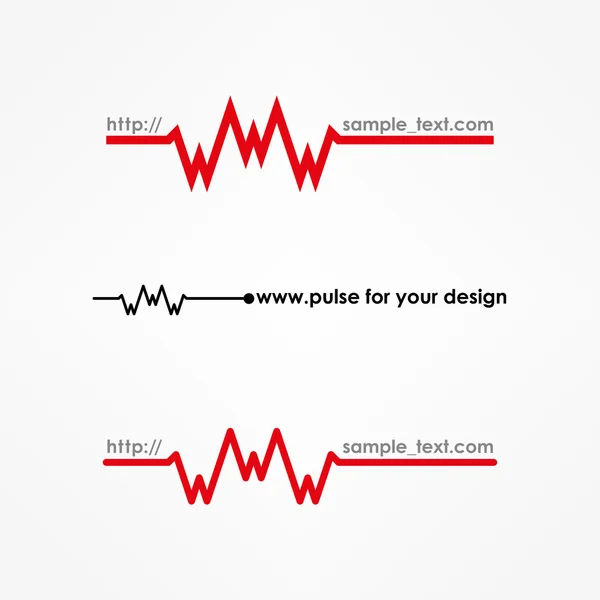 WWW pulse concept — Stock Vector