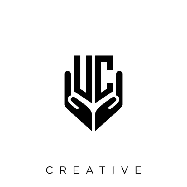 Veya Kalkanı Logo Tasarım Vektör Simgesi Lüksü — Stok Vektör