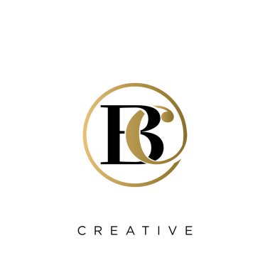 bc luxury logo design vector icon symbol circle clipart