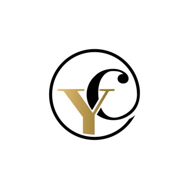 lüks logo tasarım vektör sembol çemberi