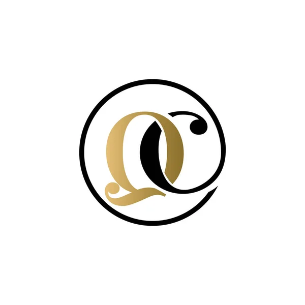 Круг Символов Символа Символа Логотипа Класса Люкс — стоковый вектор