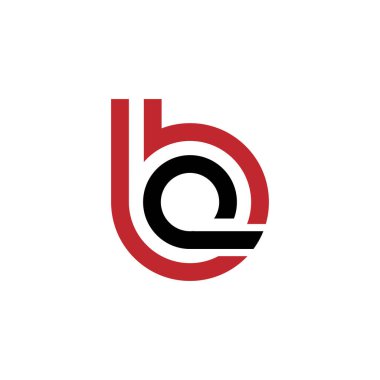 bq dijital logo tasarım vektör simgesi