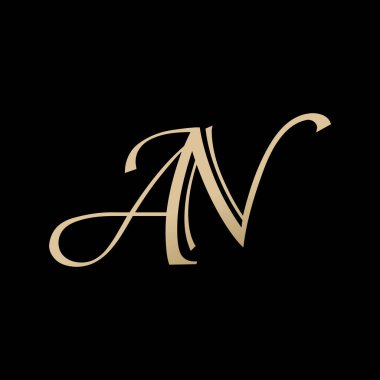 bir logo tasarım vektör simgesi lüks prim