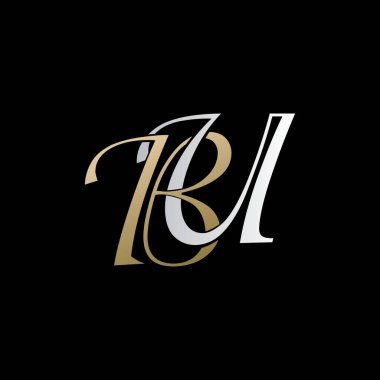 bu logo tasarımı vektör ikonu lüks primi