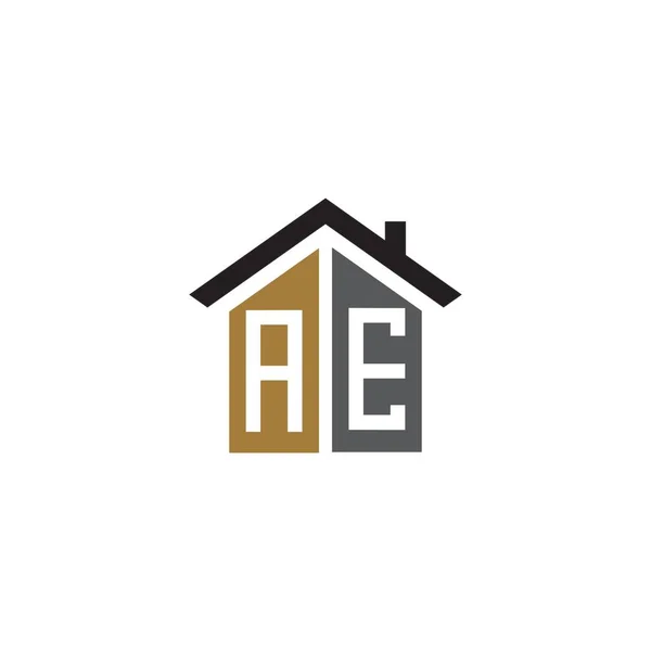 Home Logo Design Vector Πολυτέλεια — Διανυσματικό Αρχείο