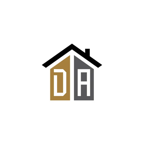 Casa Logotipo Design Vetor Luxo — Vetor de Stock