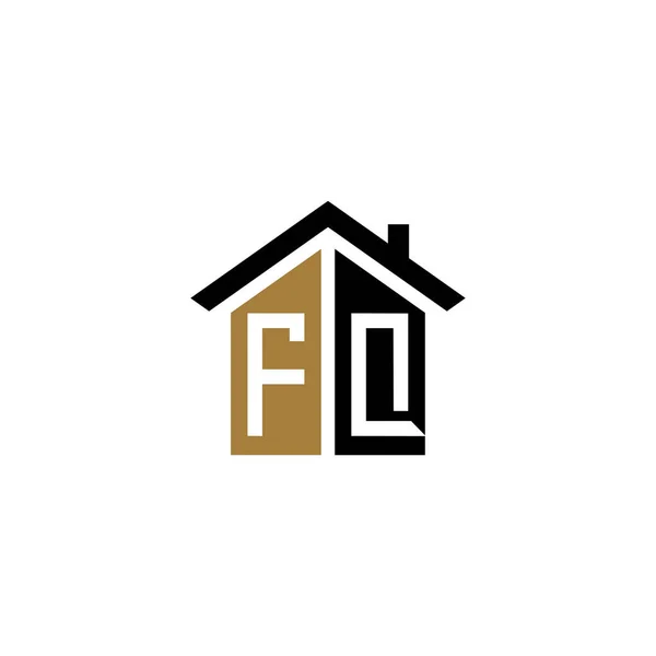 Casa Logo Vettoriale Design Lusso — Vettoriale Stock