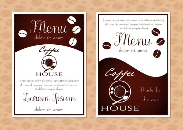 Coffee posters or menu for your design — Stock Vector